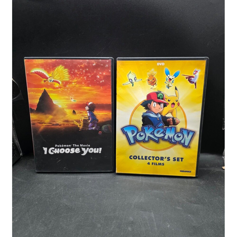 Pokemon DVD Lot I Choose You and Collector's Set 4 Films